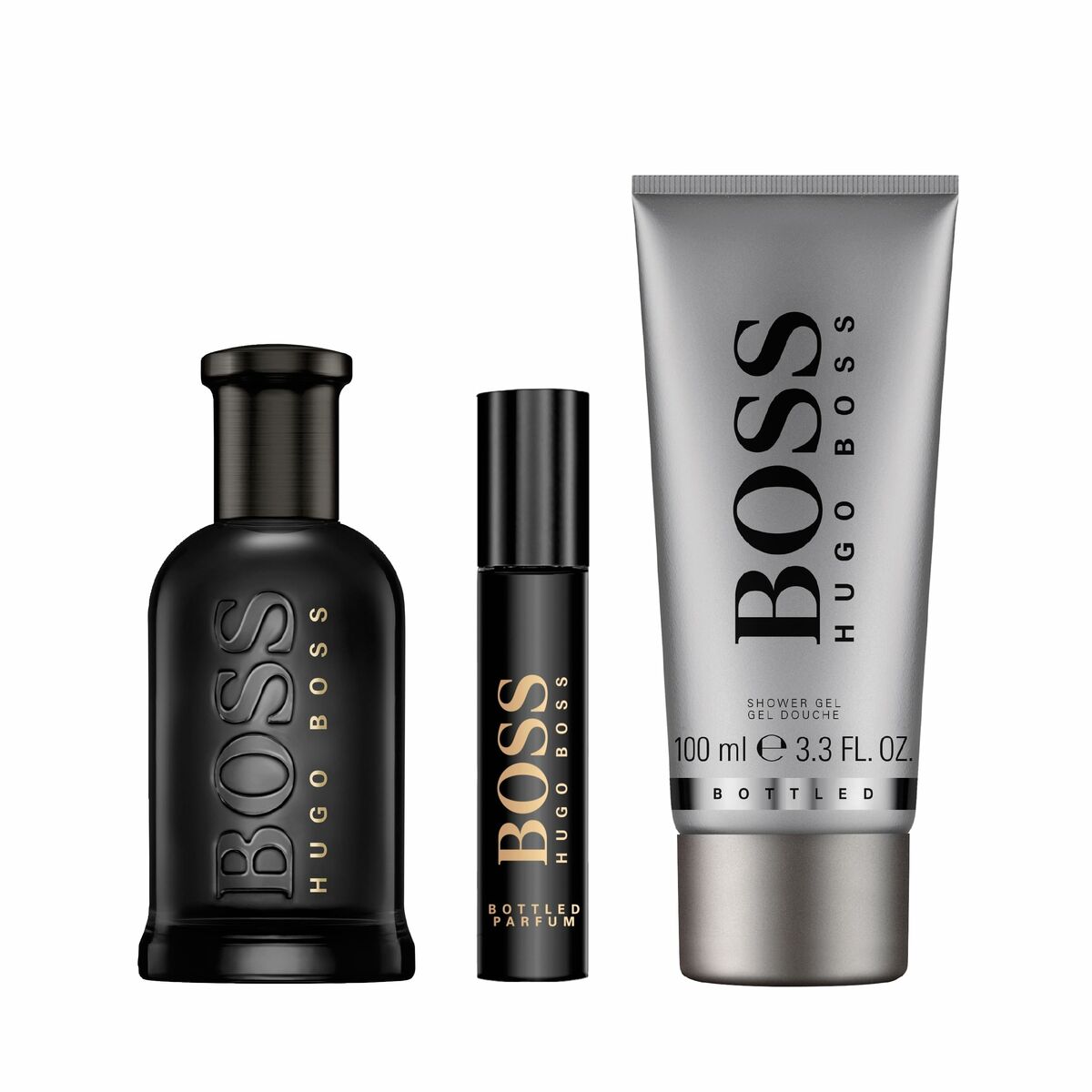 Hugo Boss Set De Parfum Homme Hugo Boss Boss Bottled Parfum 3 Pièces