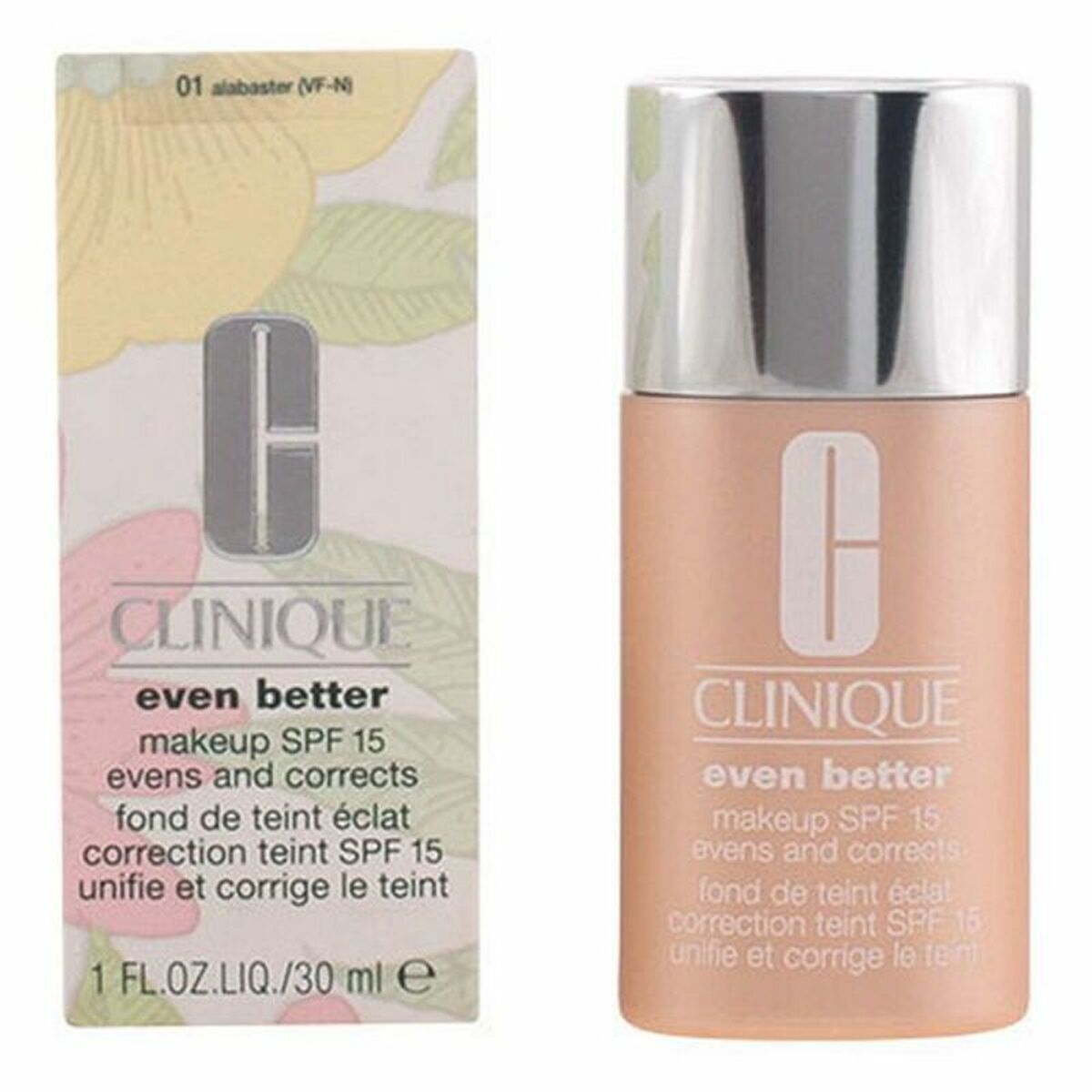 Clinique Maquillage Anti-Tâche Brune Even Better Clinique 01-Alabaster Spf 15 (30 Ml)