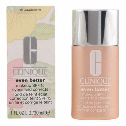 Clinique Maquillage Anti-Tâche Brune Even Better Clinique 01-Alabaster Spf 15 (30 Ml)