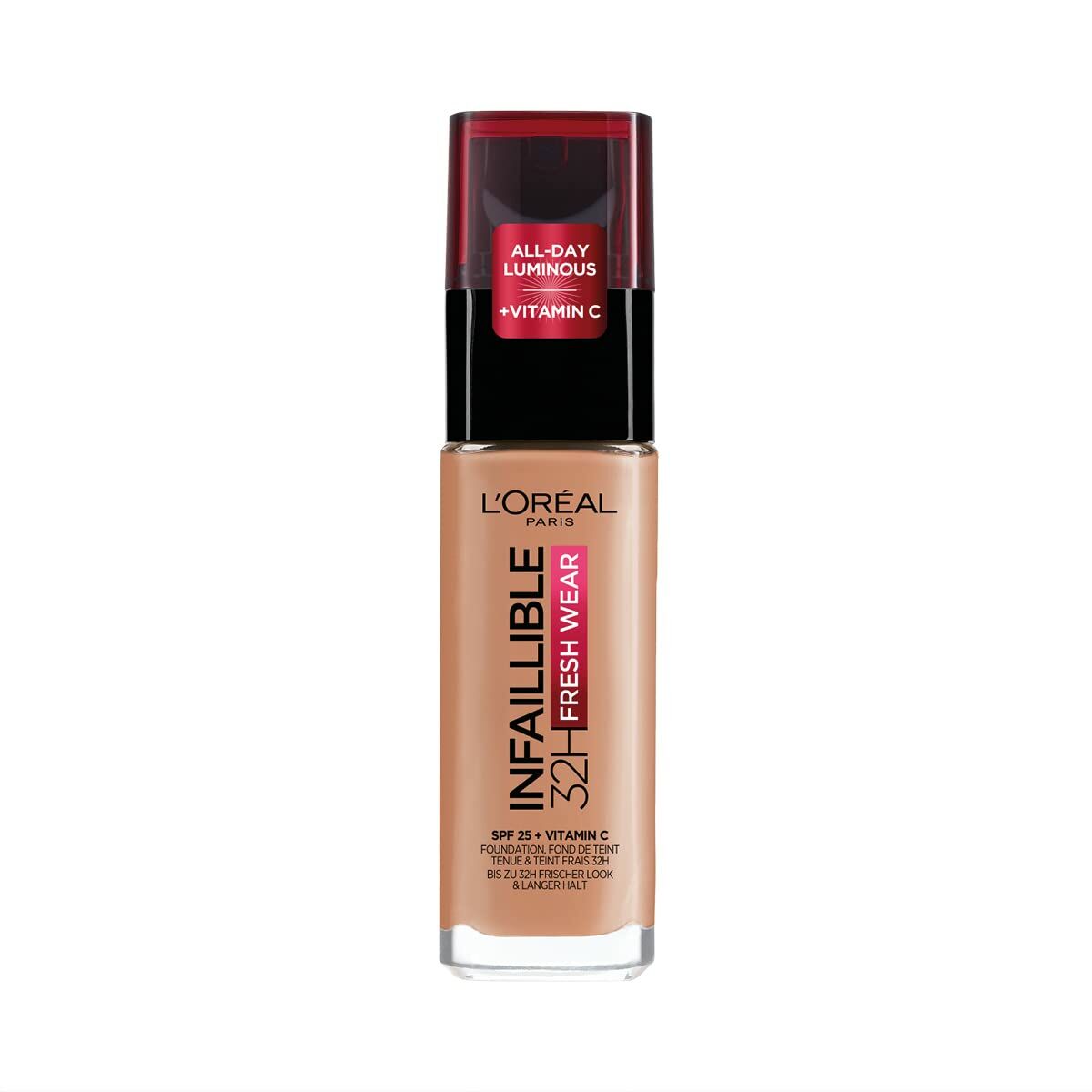 L'oreal Make Up Base De Maquillage Crémeuse L'oreal Make Up Infaillible Nº 300-Ambre (30 Ml)